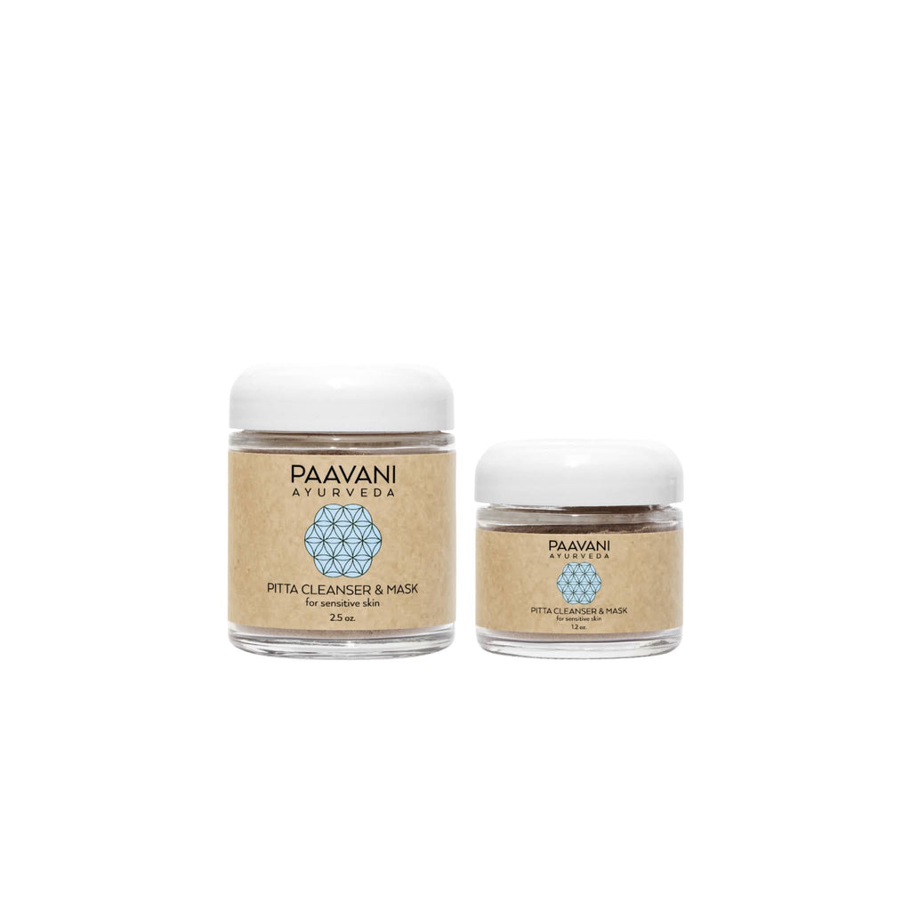 Pitta Cleanser & Mask | Ayurvedic Cleansing Grains for Sensitive, Inflamed Skin