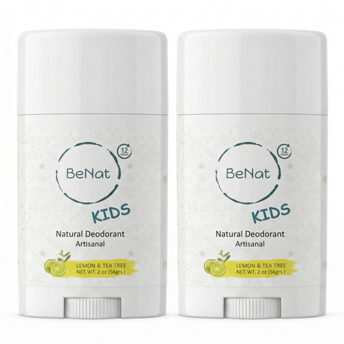 2-Pack all-Natural Deodorants for Kids & Teens