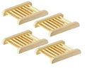 4-Pack Bamboo Soap Dish