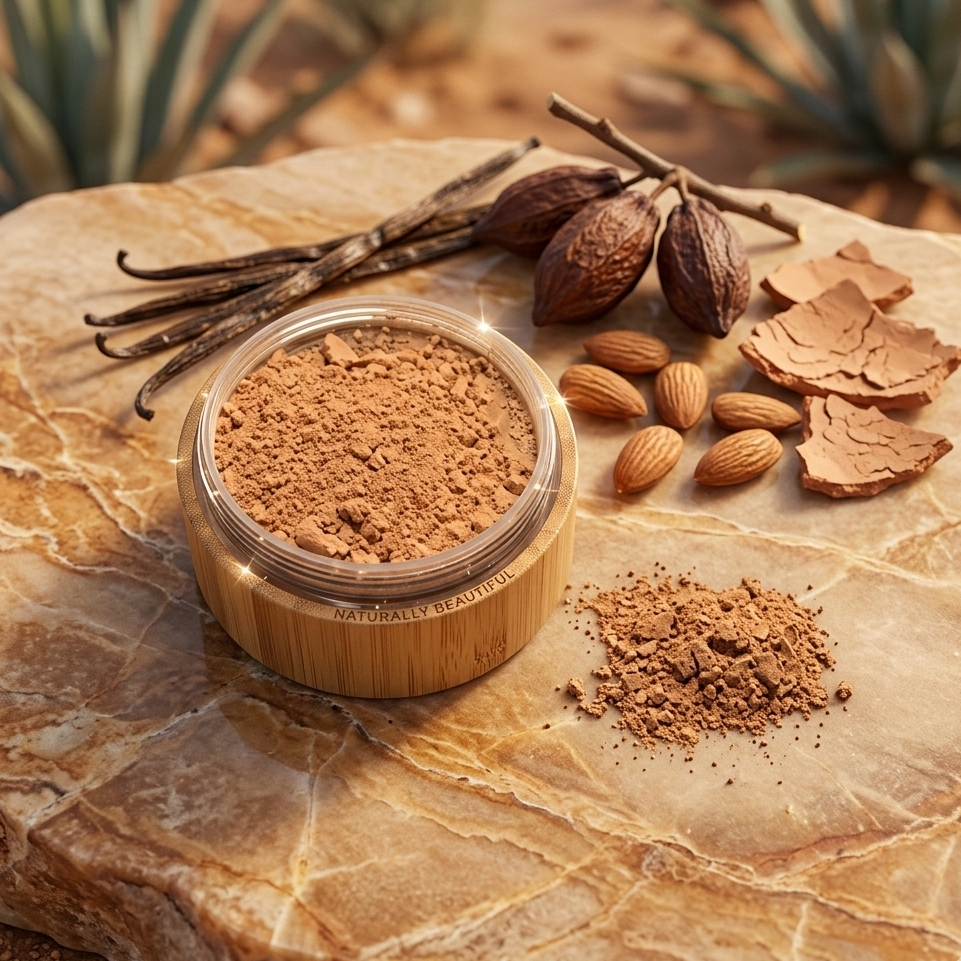 All-Natural Bronzer Loose Powder. Eco-Friendly